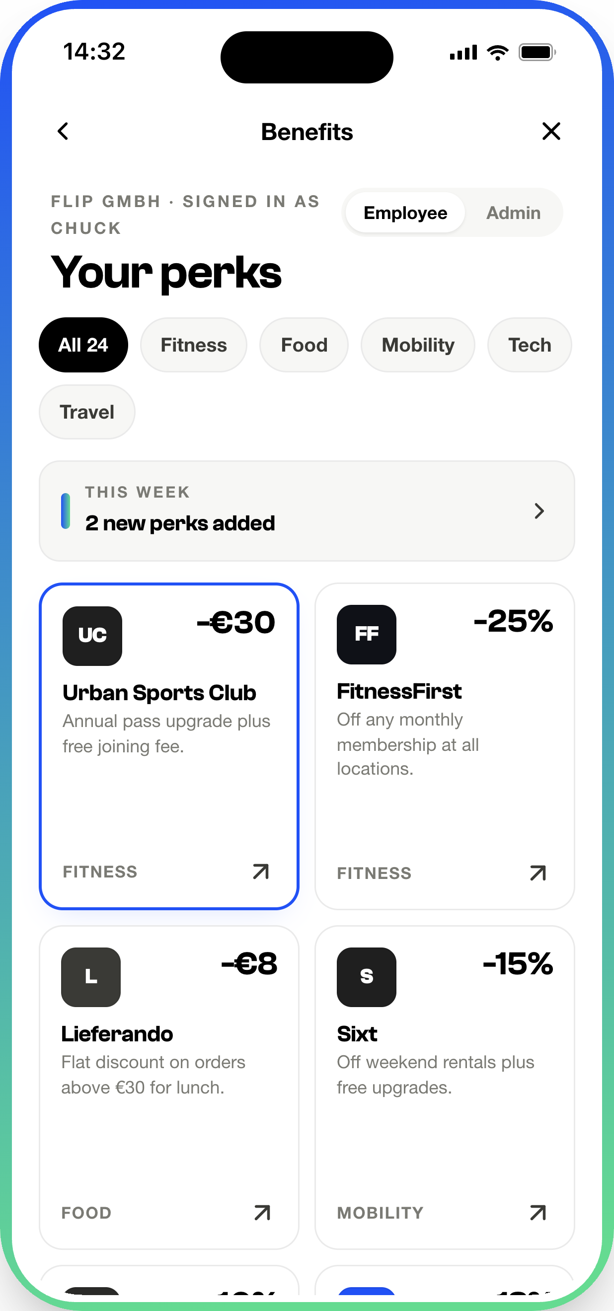 Employee Coupon Codes app